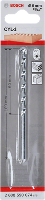 BoschCYL-1 6 毫米石工鑽頭
